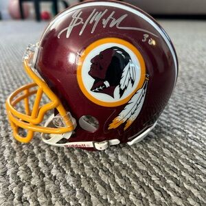 Kids Football Helmet Playset - Burgundy & Yellow
